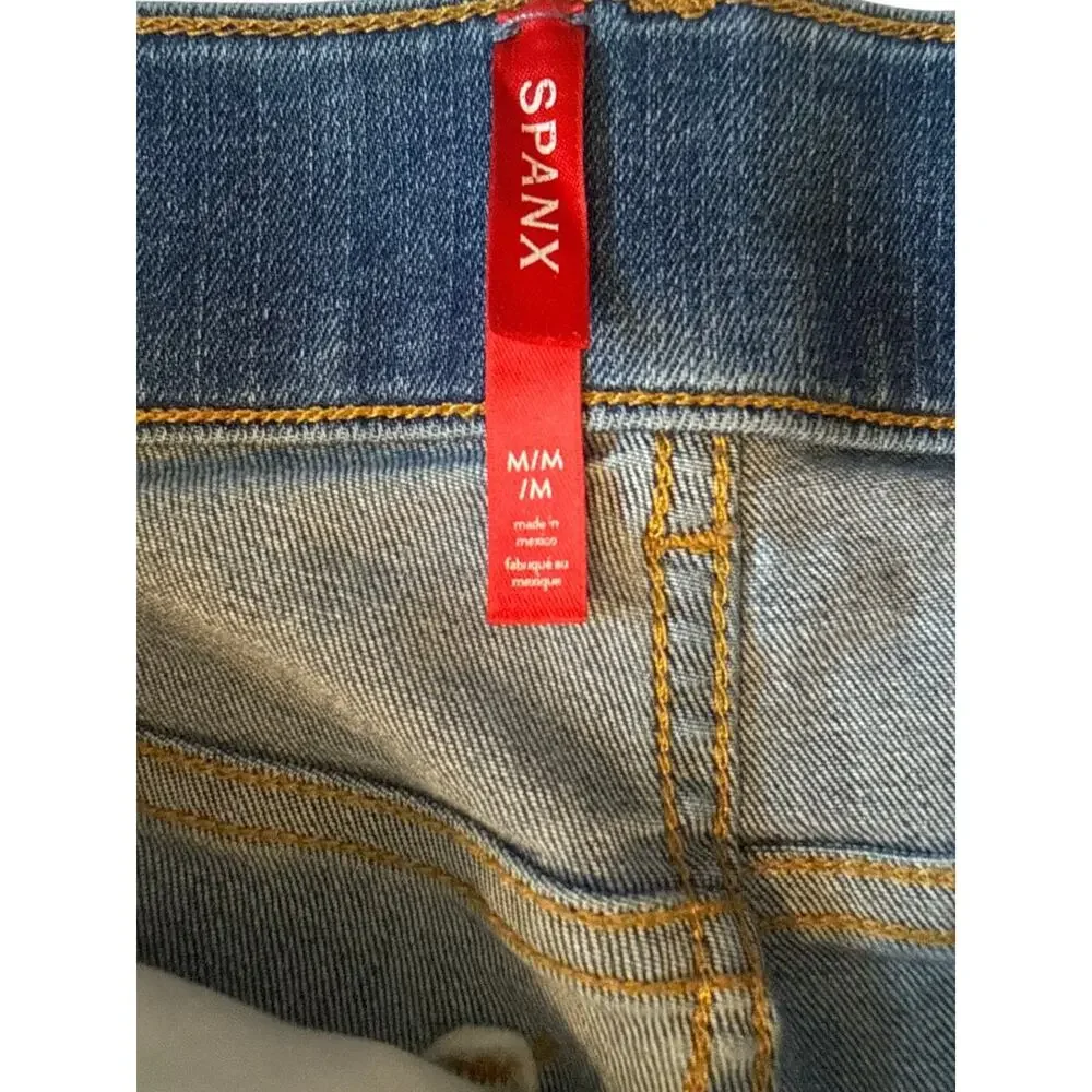 SPANX SpanxShape EveryWear Vintage Indigo Flare Pull-on Jeans #20456R-Sz LARGE - Picture 3 of 15